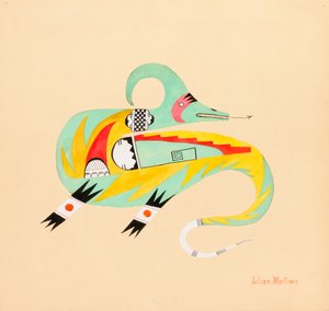 Avanyu, ca. 1923. autorstwa Julian Martinez