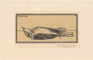 Martwy ptak autorstwa Julie de Graag (signed by artist)
