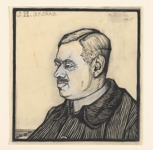Portret 37-letniego mężczyzny z inicjałami J.H.