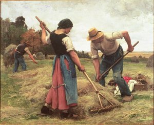 Sianokosy, 1880 (płyta płócienna)