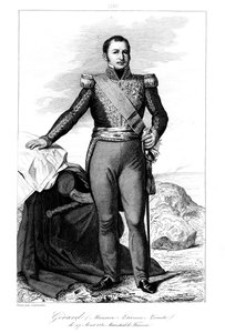 Etienne Maurice Gerard 1773-1852, francuski generał i mąż stanu, 1839.