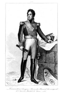 Jacques Lauriston 1768-1828, markiz Lauriston, 1839. autorstwa Julien Leopold Boilly