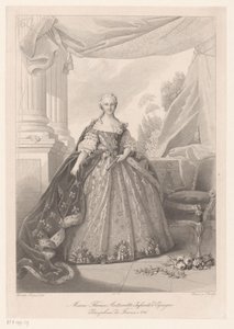 Portret Marii Teresy van Bourbon Marie Thérèse Antoinette Infanta z Hiszpanii (tytuł na obiekcie) autorstwa Julien Leopold Boilly