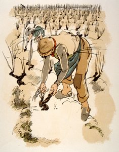 Ilustração humorística de vinho 1946.Ilustração de Julien Pavilpolish autorstwa Julien Pavil