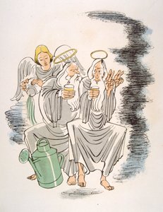Humorous Wine Illustration 1946.Illustration autorstwa Julien Pavil autorstwa Julien Pavil