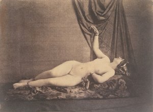 [Leżąca naga kobieca], ca. 1853.