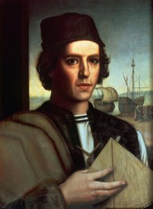 IDEALNY PORTRET VICENTE YANEZA PINZON - CAPITAN DE LA CARABELA LA NIÑA - 1956