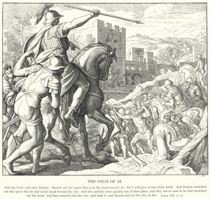 Oblężenie Ai (rycina) autorstwa Julius (after) Schnorr von Carolsfeld
