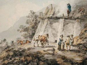 Wapiennik (akwarela na papierze) autorstwa Julius Caesar Ibbetson