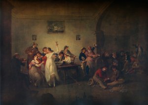 Powrót niezamężnych marynarzy, ok. 1800 r autorstwa Julius Caesar Ibbetson