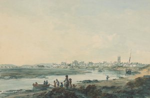 Cardiff z południa autorstwa Julius Caesar Ibbetson