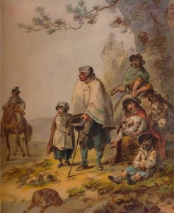 Cygańscy żebracy, ok. 1795