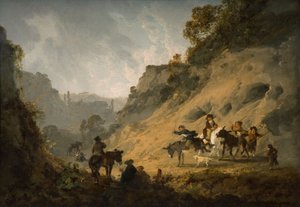 Cyganie z wyścigiem osłów, 1792
