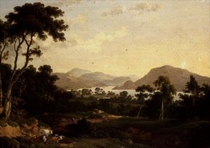 Ullswater: z Gowbarrow Park autorstwa Julius Caesar Ibbetson