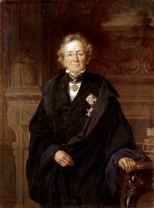 Leopold von Ranke : Portret 1868 (olej) autorstwa Julius Friedrich Anton Schrader