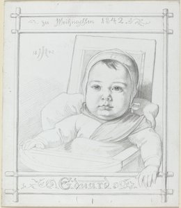 Eduard, synek artysty autorstwa Julius Hubner