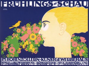 Wystawa Wiosenna, 1914 autorstwa Julius Klinger