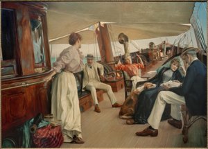 Na jachcie „Namouna” autorstwa Julius Leblanc Stewart