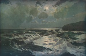 Rafa, Zatoka St Ives, Kornwalia, koniec XIX-początek XX wieku, ok. 1930. autorstwa Julius Olsson