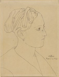 Popiersie Rzymianki - Vittoria Caldoni autorstwa Julius Schnorr von Carolsfeld