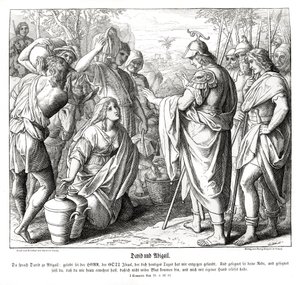 Dawid i Abigail autorstwa Julius Schnorr von Carolsfeld