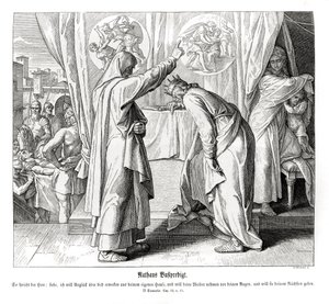 Dawid potępia Dawida, 2 Samuela autorstwa Julius Schnorr von Carolsfeld