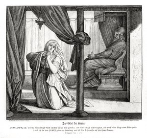Modlitwa Hannah autorstwa Julius Schnorr von Carolsfeld