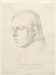 Johann Ewangelista Scheffer von Leonhardshoff autorstwa Julius Schnorr von Carolsfeld
