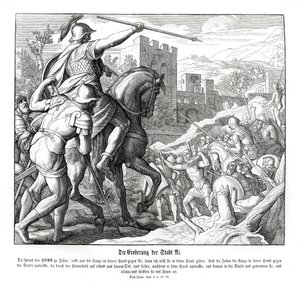 Joshua zdobywa miasto Ai, Joshua autorstwa Julius Schnorr von Carolsfeld