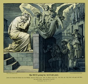 Ludzie Piotra i Korneliusza, Dzieje Apostolskie autorstwa Julius Schnorr von Carolsfeld