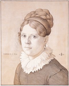 Portret Henriette Schnorr von Carolsfeld, 1817 r. autorstwa Julius Schnorr von Carolsfeld