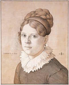 Portret Henrietty Schnorr von Carolsfeld, 1817 autorstwa Julius Schnorr von Carolsfeld
