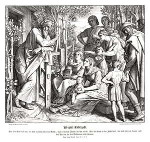 Wychowywanie dzieci, Księga Syracha autorstwa Julius Schnorr von Carolsfeld