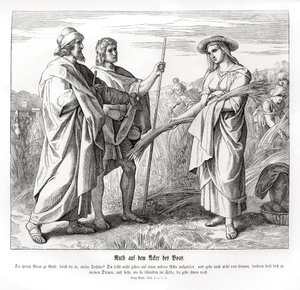 Rut na polach Booza, Rut autorstwa Julius Schnorr von Carolsfeld