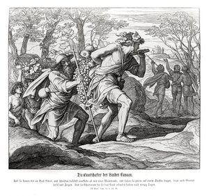 Zwiadowcy do ziemi Kanaan, Liczby autorstwa Julius Schnorr von Carolsfeld