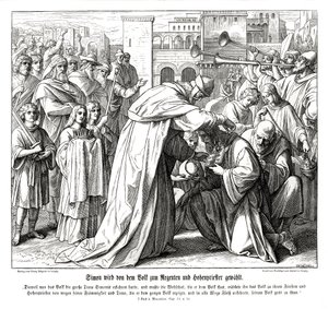 Szymon zostaje mianowany arcykapłanem autorstwa Julius Schnorr von Carolsfeld
