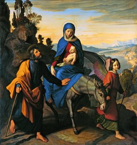 Ucieczka do Egiptu autorstwa Julius Schnorr von Carolsfeld