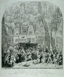 Brautfahrt Rittera Curta autorstwa Julius Thaeter