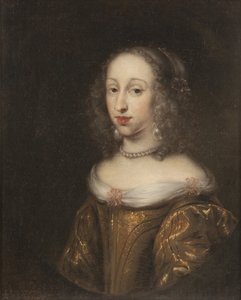 Princesse Anne Dorothee de Holstein Gottorp - Portret księżniczki Anny Dorothei z Holstein-Gottorp (1640-1713), autorstwa Ovens, Juergen (1623-1678). Olej na płótnie. Wymiar : 69x57 cm. Muzeum Narodowe w Sztokholmie