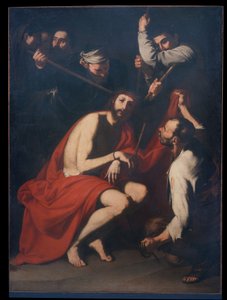 Chrystus wyśmiewany i ukoronowany cierniem, ok. 1638 (olej na płótnie) autorstwa Jusepe de Ribera