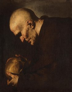 Święty Piotr z Alkantary podczas medytacji autorstwa Jusepe de Ribera