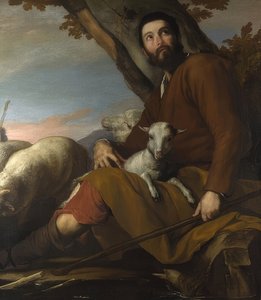 Jakub z trzodą Labana. Prawdopodobnie 1638 r. autorstwa Jusepe de Ribera