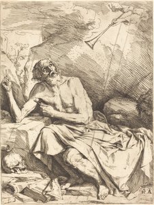 Święty Hieronim słuchający trąby Sądu Ostatecznego autorstwa Jusepe de Ribera