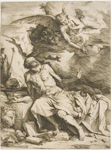Święty Hieronim słuchający Trąby Sądu Ostatecznego autorstwa Jusepe de Ribera