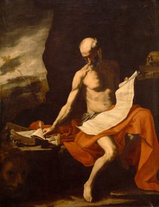 Święty Jerome na pustyni autorstwa Jusepe de Ribera