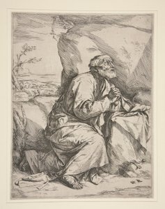 Święty Piotr w pokucie autorstwa Jusepe de Ribera