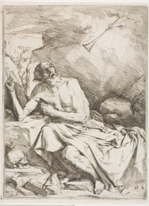 Św. Hieronim słuchający trąby Sądu Ostatecznego autorstwa Jusepe de Ribera