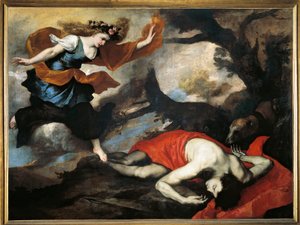 Wenus i Adonis (olej na płótnie) autorstwa Jusepe de Ribera
