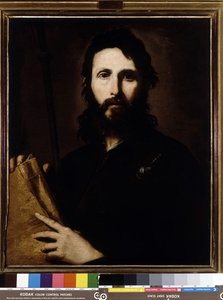 Św. Jakub Większy (olej na płótnie) autorstwa Jusepe de Rivera