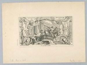 Ozdoba z figurami autorstwa Juste Aurèle Meissonnier